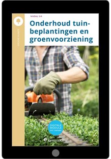 Digitale module Onderhoud tuinbeplantingen en groenvoorziening